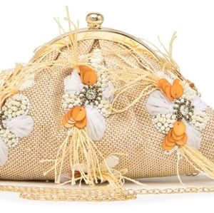 G-Lish Framed Clutch with beaded details